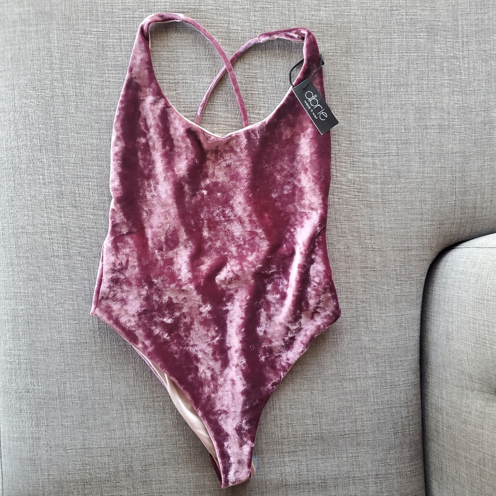DBRIE II Velvet Swimsuit Bodysuit